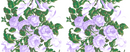 Saratoga Rose - Lilac Wallpaper
