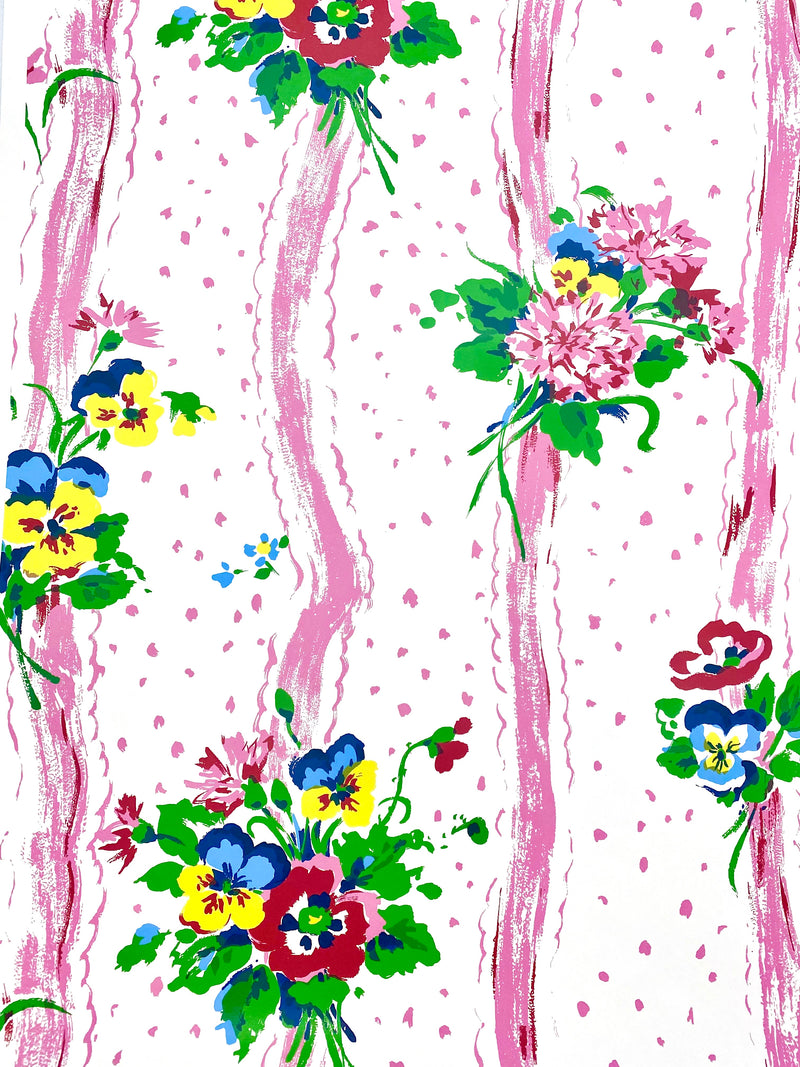 Garden Party - Pink Wallpaper