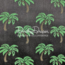 Palm Tree Small Lola - Black/Green