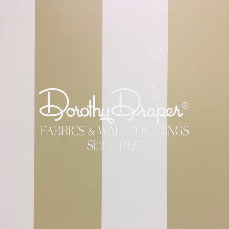 Draper Stripe - Tan Wallpaper