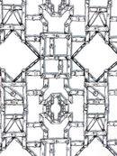 Shangri-La Trellis - Black Wallpaper