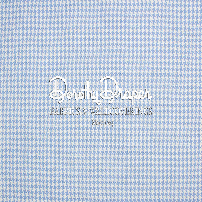 Belmont Woven Houndstooth Blue