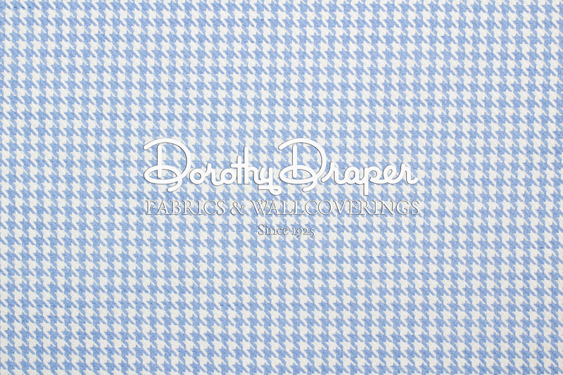 Belmont Woven Houndstooth Blue
