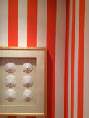 Draper Stripe - Orange Wallpaper