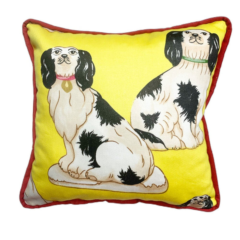 Petite Throw Pillow~Francie & Grover in Yellow