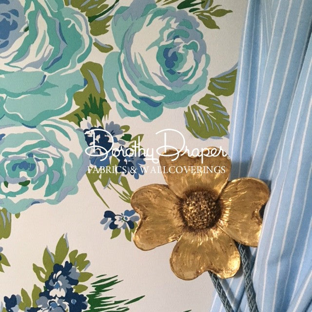 Princess Grace Rose - Blue Wallpaper