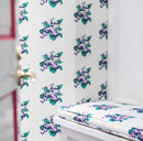 Sweet Violets - Purple/White Wallpaper