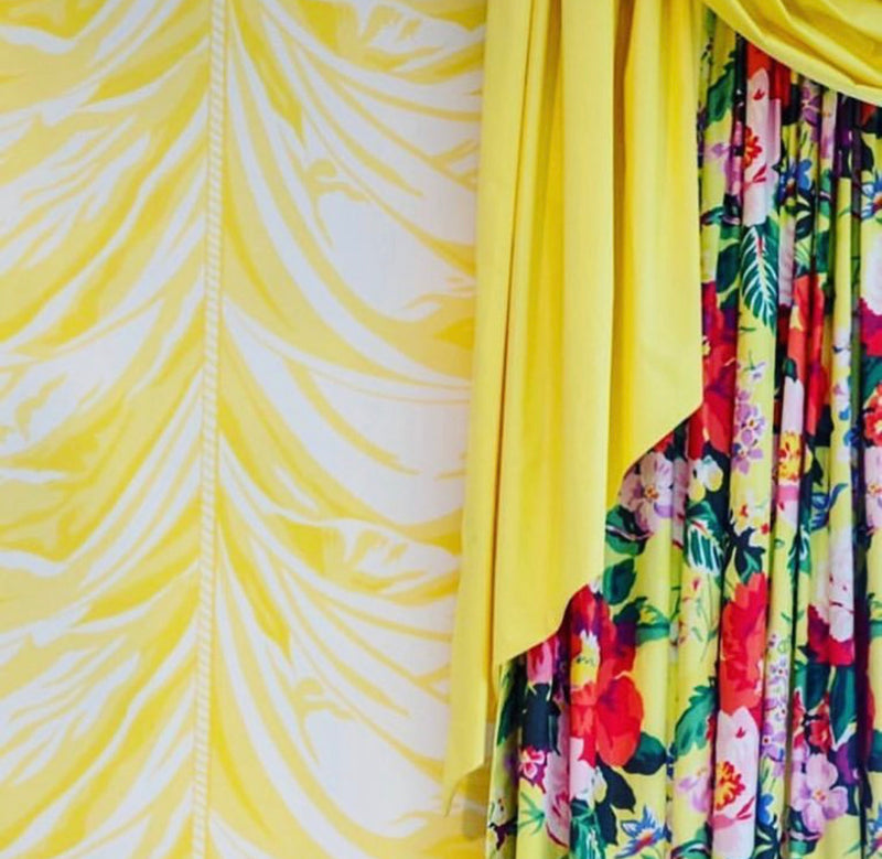 Versailles Yellow Wallpaper