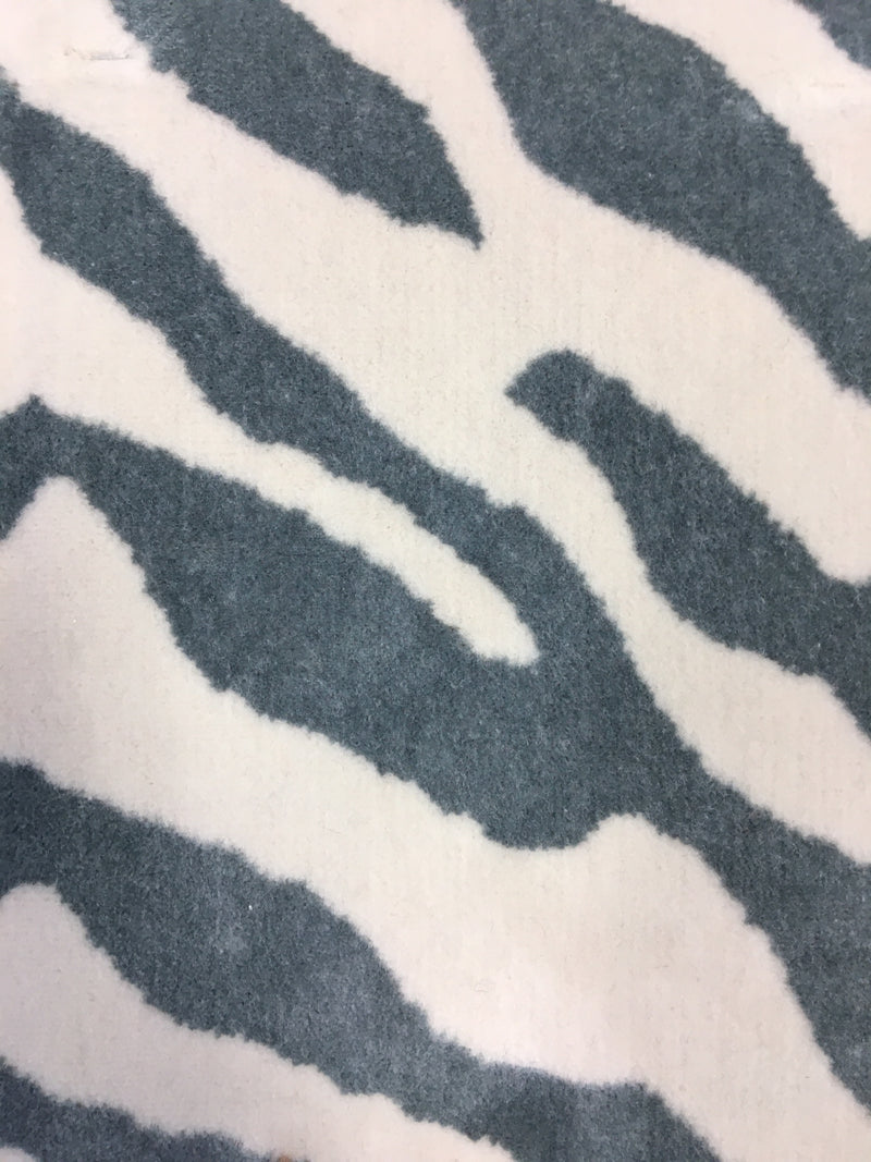 Safari Velvet Silver Fabric