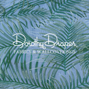 Robellini Embroidered Leaf - Aqua