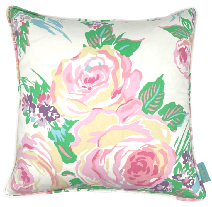 Throw Pillow~Princess Grace Rose in Pink