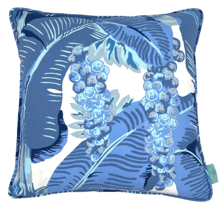 Throw Pillow~Brazilliance in Blue