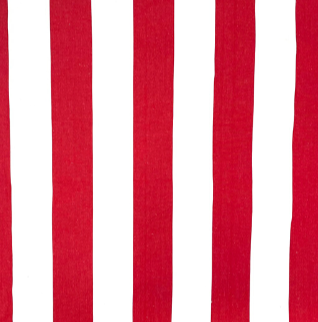 Draper Stripe Red Fabric