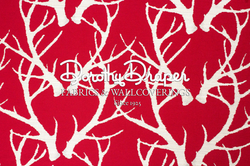 Antlers Red Fabric