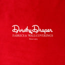 Ascot Velvet Red Fabric