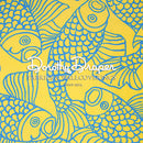 Big Fish - Aqua & Yellow