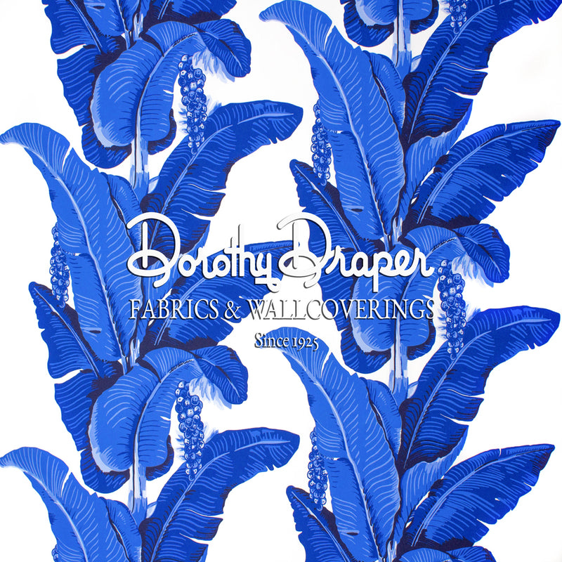 Brazilliance Grove Stripe - Blue Wallpaper
