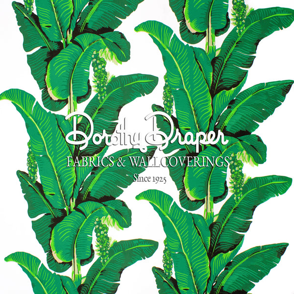 Brazilliance Wallpaper by Dorothy Draper /in the Greenbrier Resort / Palm  Leaf / Banana Leaf Wallpaper / We Are the 1 Seller - Etsy