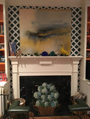 Palm Beach Trellis - Green Wallpaper