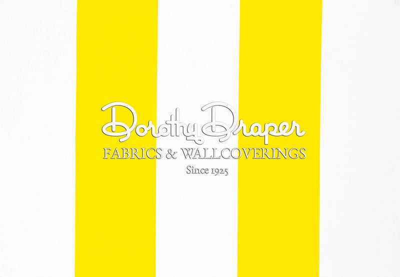 Draper Stripe - Bright Yellow