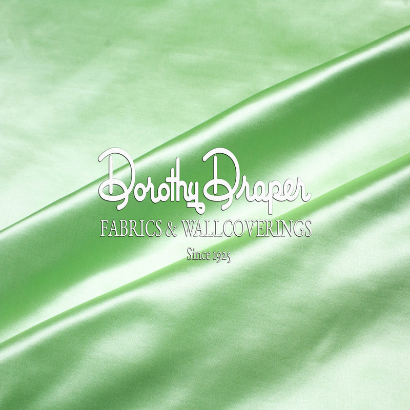 Duchess Silk Satin Arrowhead Mint Fabric