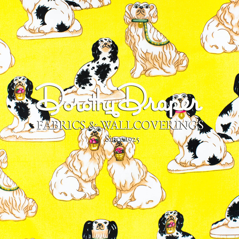 Francie & Grover Yellow Fabric