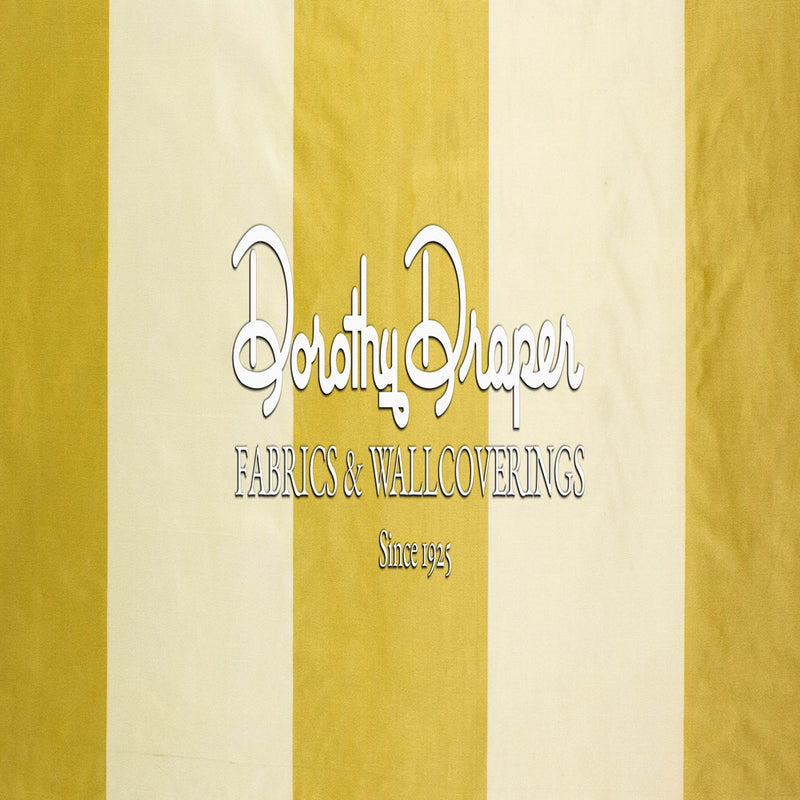 Grand Stripe Pennsylvania Gold Taffata Silk Fabric