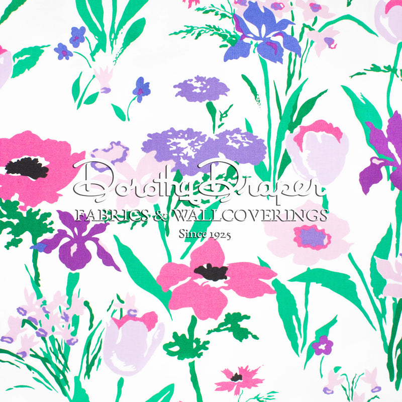 Les Fleures de Toulon - Purple/White