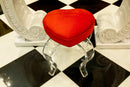 Ascot Velvet Red Fabric