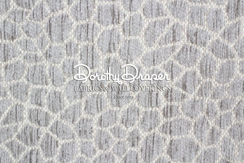 Sutton Pebble Silver Gray Fabric