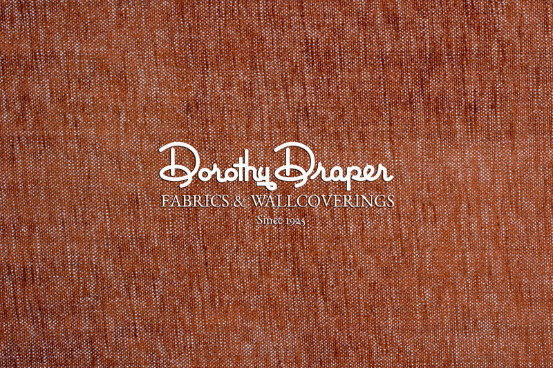 Sutton Solid Rust Fabric