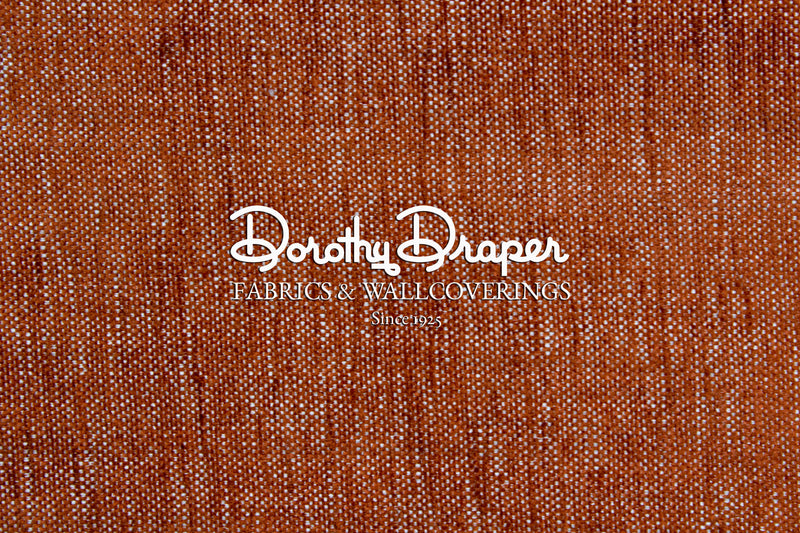 Sutton Solid Rust Fabric