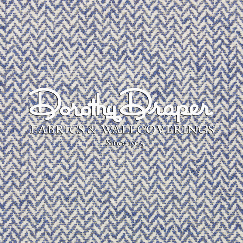 Sutton Weave Blue Fabric