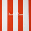 Draper Stripe - Orange Wallpaper