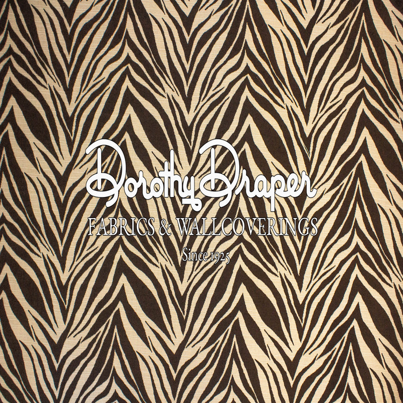 Zebra Indoor/Outdoor Sable Fabric